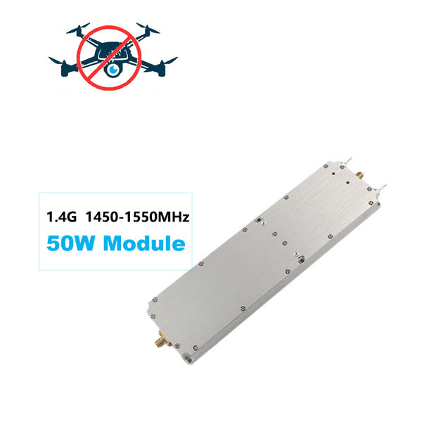 Factory 50W 1.4G Wireless Signal Amplifier 1450MHZ-1550MHZ Communication UAV Interference RF Power Module