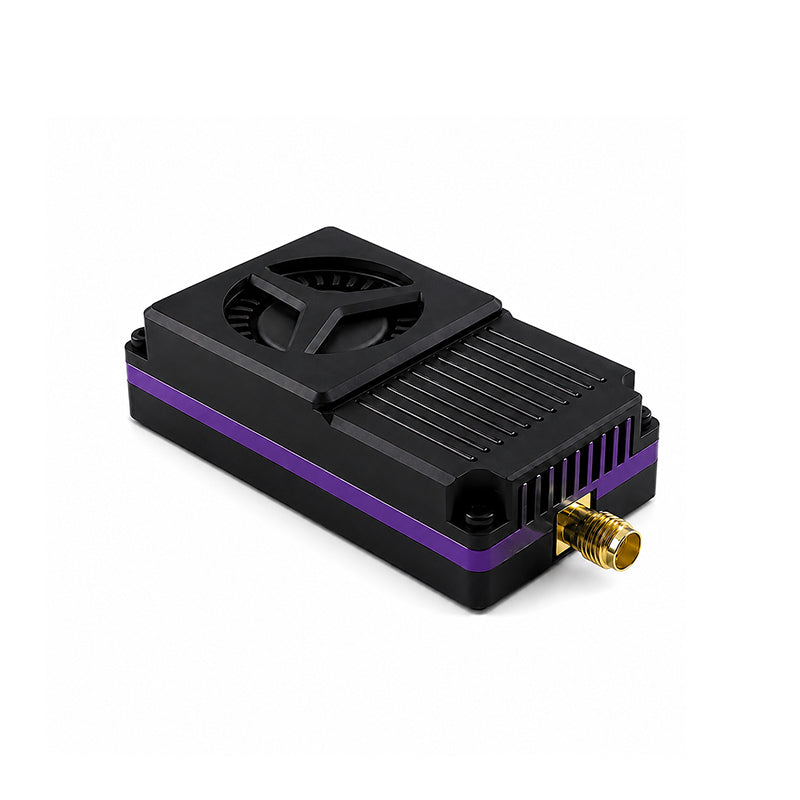 10W 6.1–7.2GHz FPV Video Transmitter 64CH Long Range Analog VTX with I ...