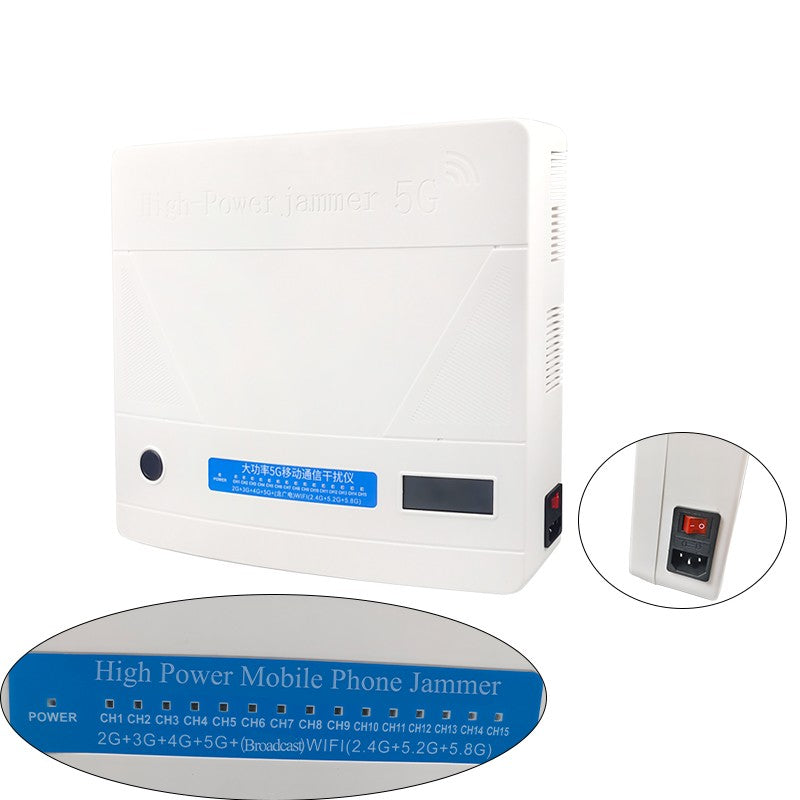 show the detailed image of phone jammer