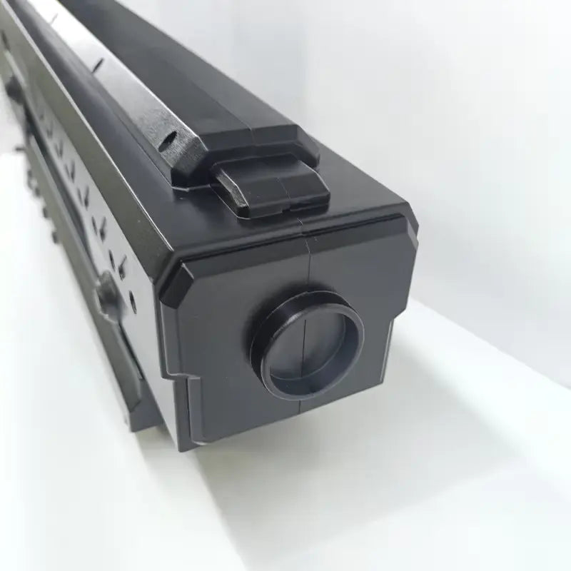 Product shot of a ​​drone gun jammer​​ with a prominent sight or scope, highlighting its compact and professional build quality.