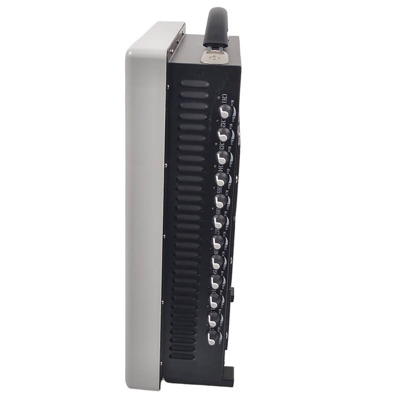 cellphone blocker with multiple frequency on a white background